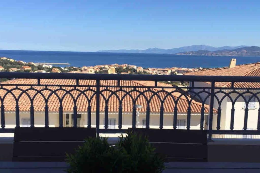 Appart Avec Terrasse Vue Sur Mer Exceptionnelle L'Ile-Rousse  Bagian luar foto